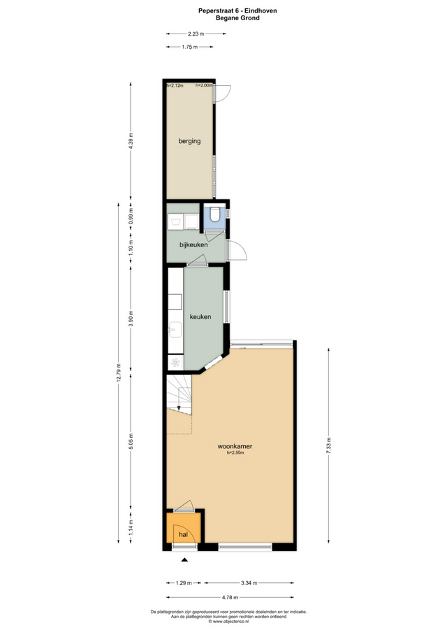 Peperstraat 6, Eindhoven - plattegrond 0