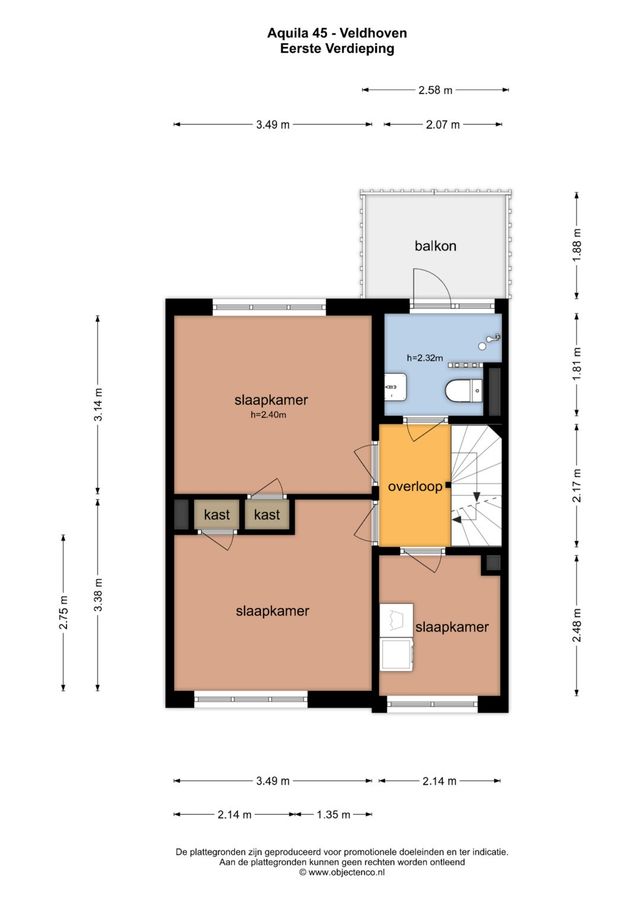 Aquila 45, Veldhoven - plattegrond 1