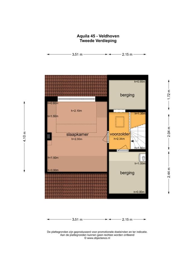 Aquila 45, Veldhoven - plattegrond 2