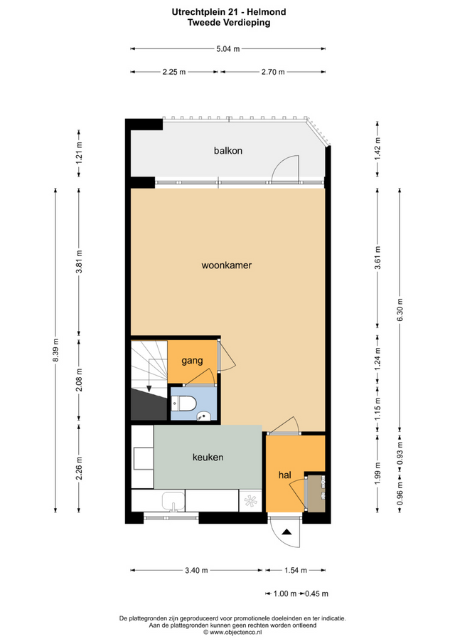 Utrechtplein 21, Helmond - plattegrond 0