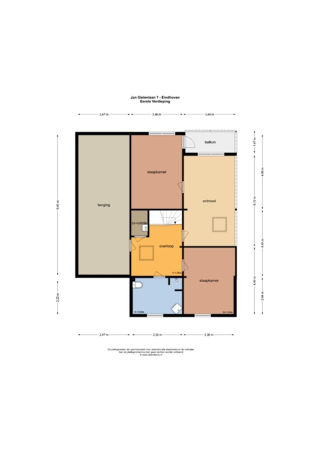 Jan Gielenlaan 7, Eindhoven - plattegrond 1