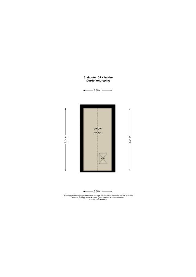 Elshouter 65, Waalre - plattegrond 3