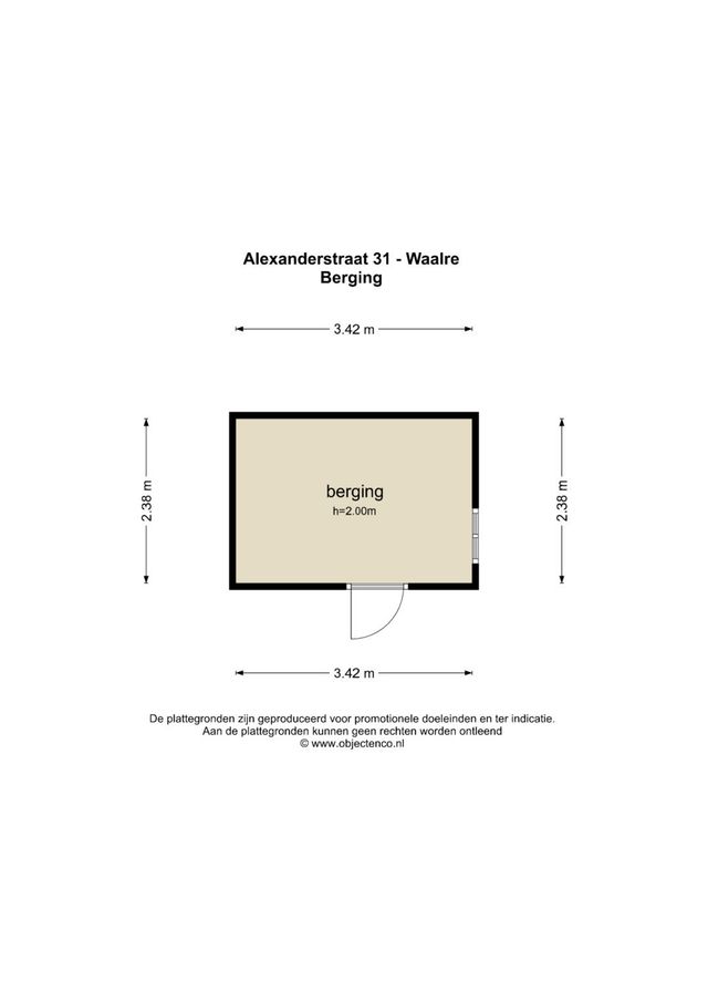 Alexanderstraat 31, Waalre - plattegrond 3
