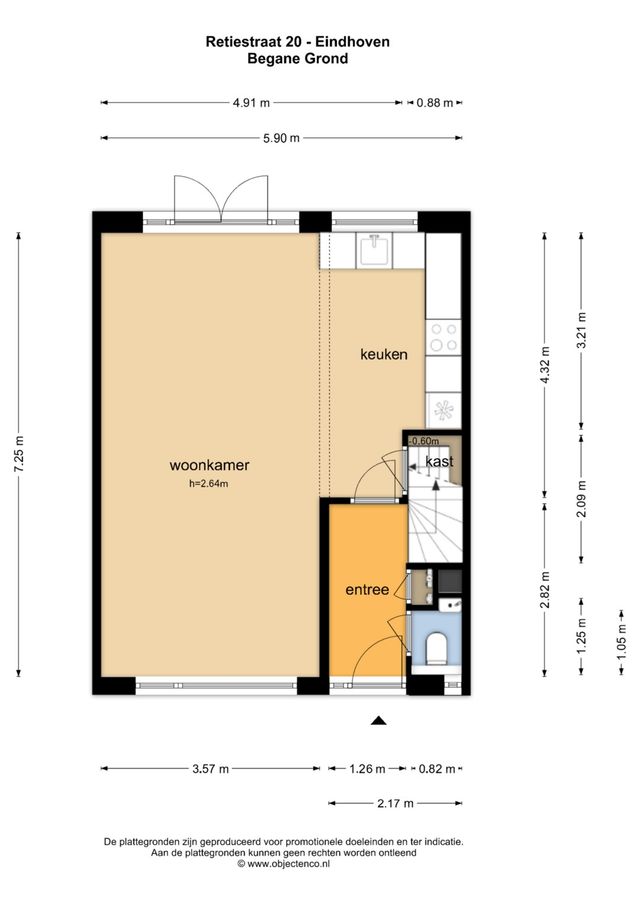 Retiestraat 20, Eindhoven - plattegrond 0