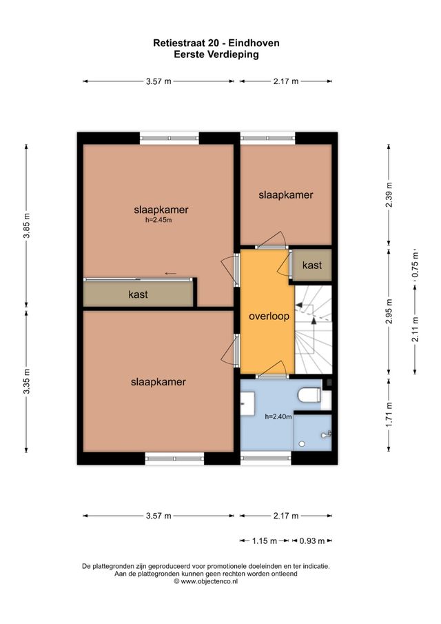 Retiestraat 20, Eindhoven - plattegrond 1