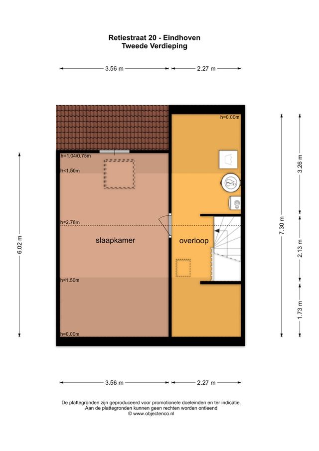 Retiestraat 20, Eindhoven - plattegrond 2
