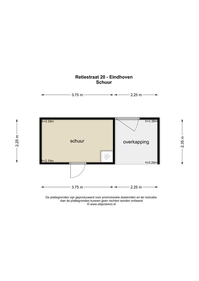 Retiestraat 20, Eindhoven - plattegrond 3