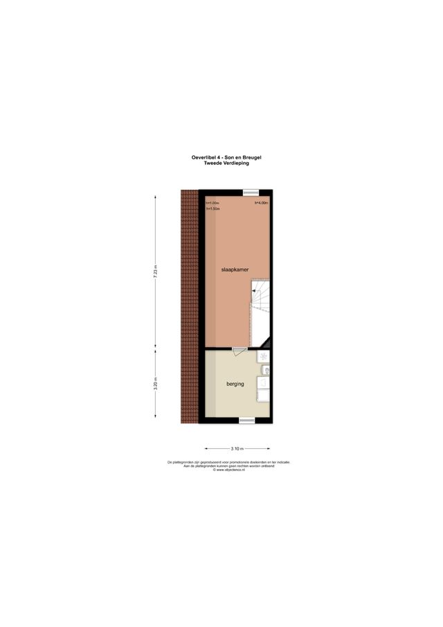Oeverlibel 4, Son en Breugel - plattegrond 2