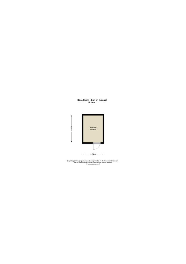 Oeverlibel 4, Son en Breugel - plattegrond 3