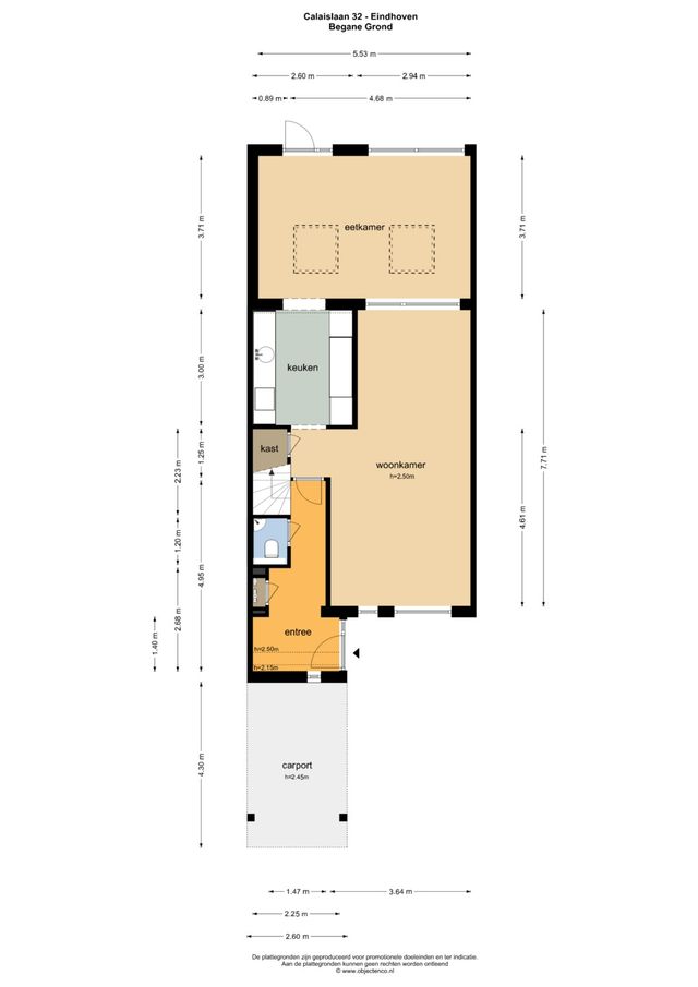Calaislaan 32, Eindhoven - plattegrond 0