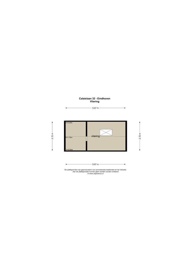 Calaislaan 32, Eindhoven - plattegrond 3