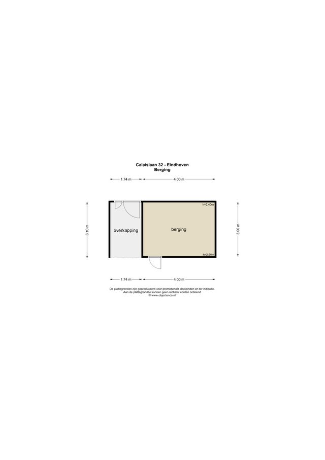 Calaislaan 32, Eindhoven - plattegrond 4
