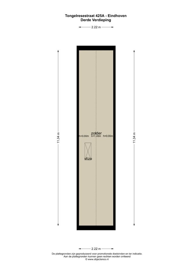 Tongelresestraat 425A, Eindhoven - plattegrond 3