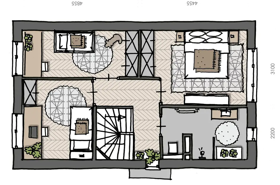 2 onder 1 kapwoning Large, bouwnummer 26 