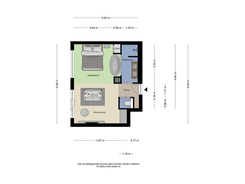 Studio te koop: Oesterdam 11A, Tholen