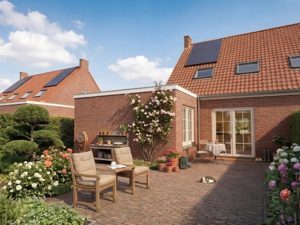 Twee-onder-éénkap levensloopbestendig, bouwnummer 5 , THOLEN