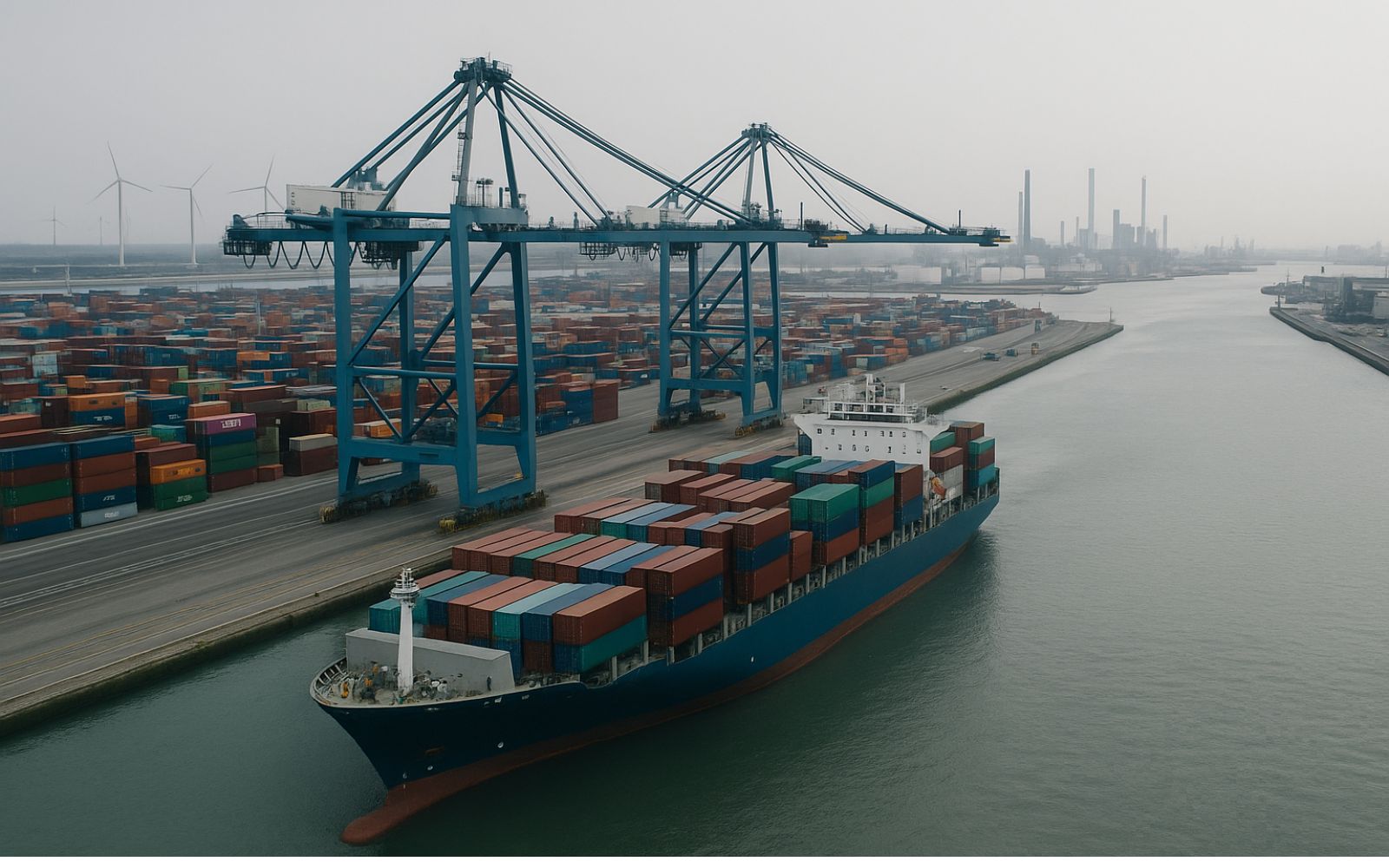 Goederendoorvoer Rotterdam onder druk in eerste helft 2025