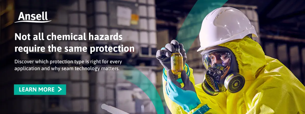 Not all chemical hazards require the same protection