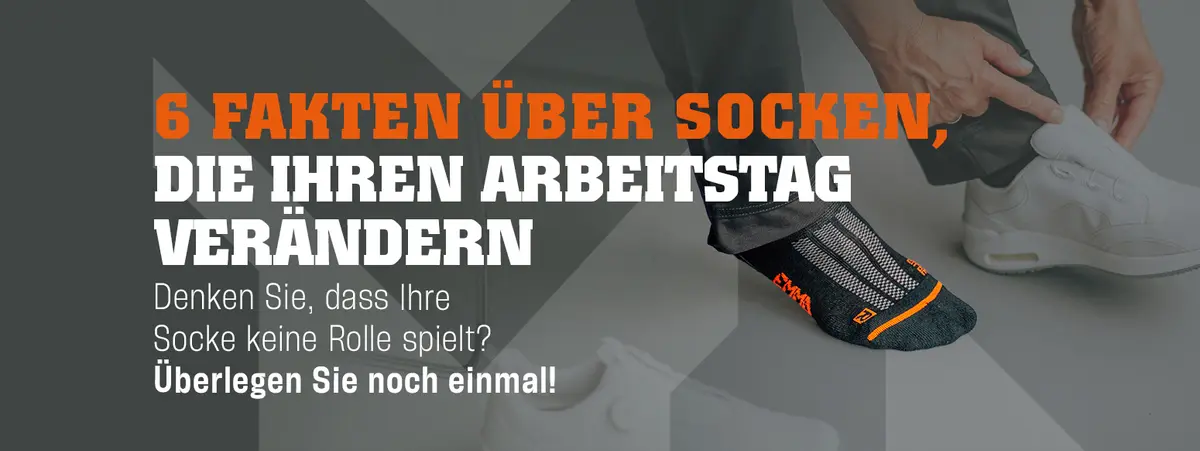 Sicherheitsschuhe und Socken: ein perfektes Paar