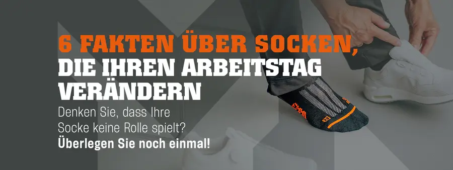 Sicherheitsschuhe und Socken: ein perfektes Paar
