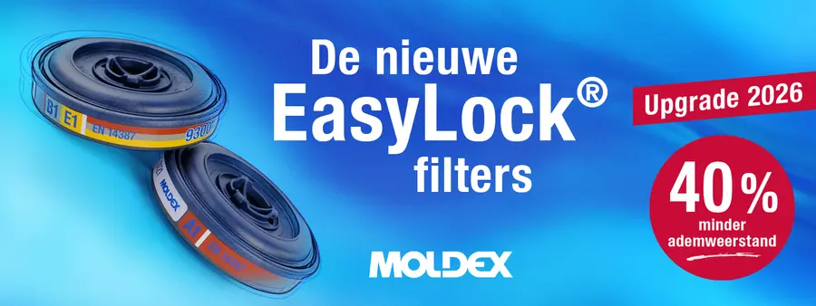 De nieuwe EasyLock® filters van Moldex. Ontworpen voor comfort. Ontwikkeld door experts.