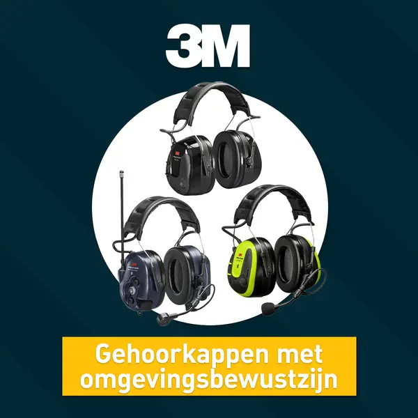 3M gehoorkappen met omgevingsbewustzijn