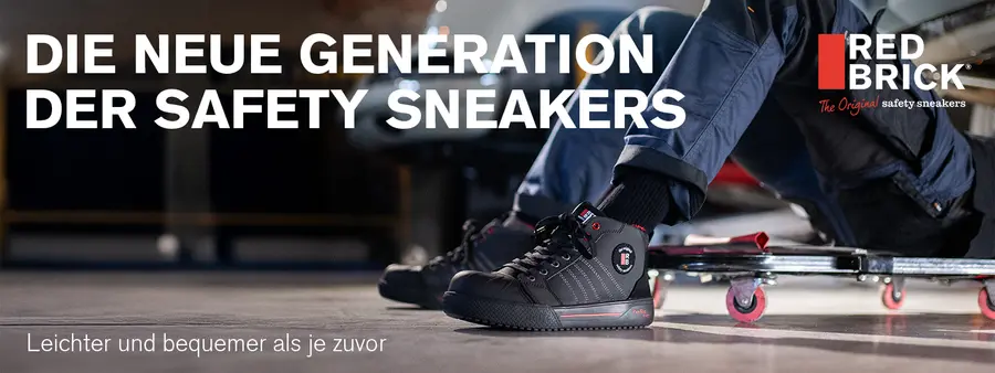 Die neue Generation der Redbrick Safety Sneakers