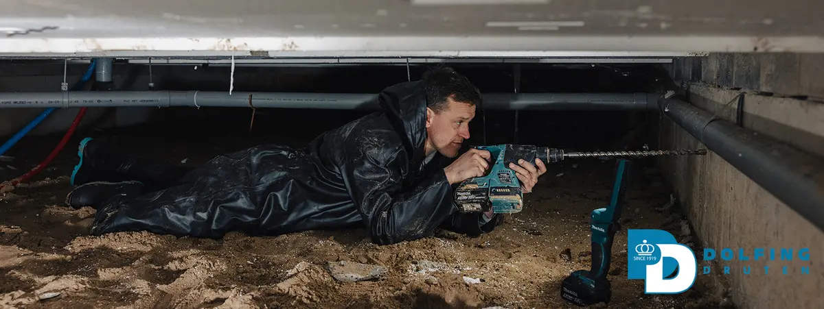 Dolfing Classic Coverall met Laarzen – De ultieme bescherming voor installatiemonteurs