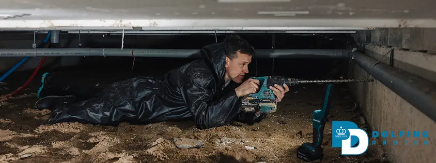 Dolfing Classic Coverall met Laarzen – De ultieme bescherming voor installatiemonteurs