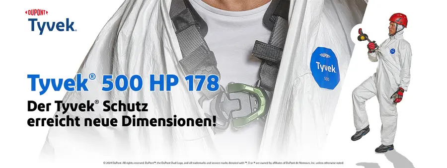 Der Tyvek® Schutz erreicht neue Dimensionen!