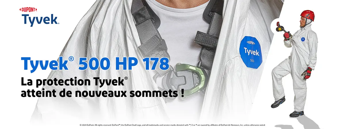 La protection Tyvek® atteint de nouveaux sommets !