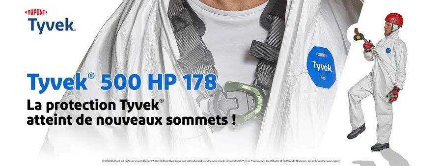 La protection Tyvek® atteint de nouveaux sommets !