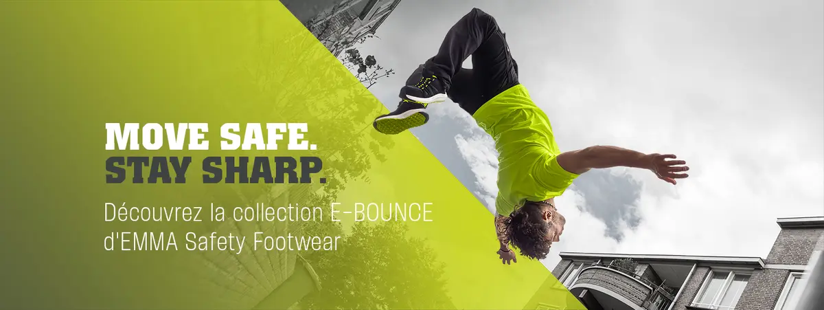 Découvrez la collection E-BOUNCE d'EMMA Safety Footwear