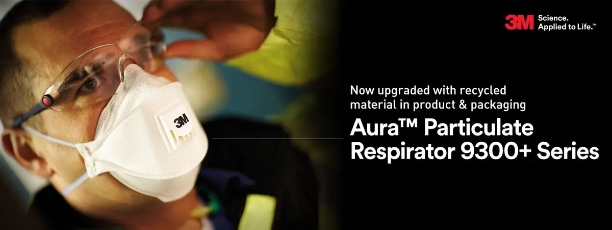Aura™ Particulate Respirator 9300+ Series