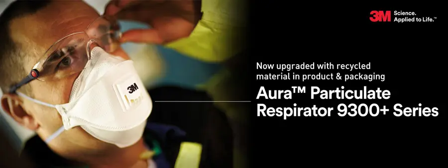 Aura™ Particulate Respirator 9300+ Series