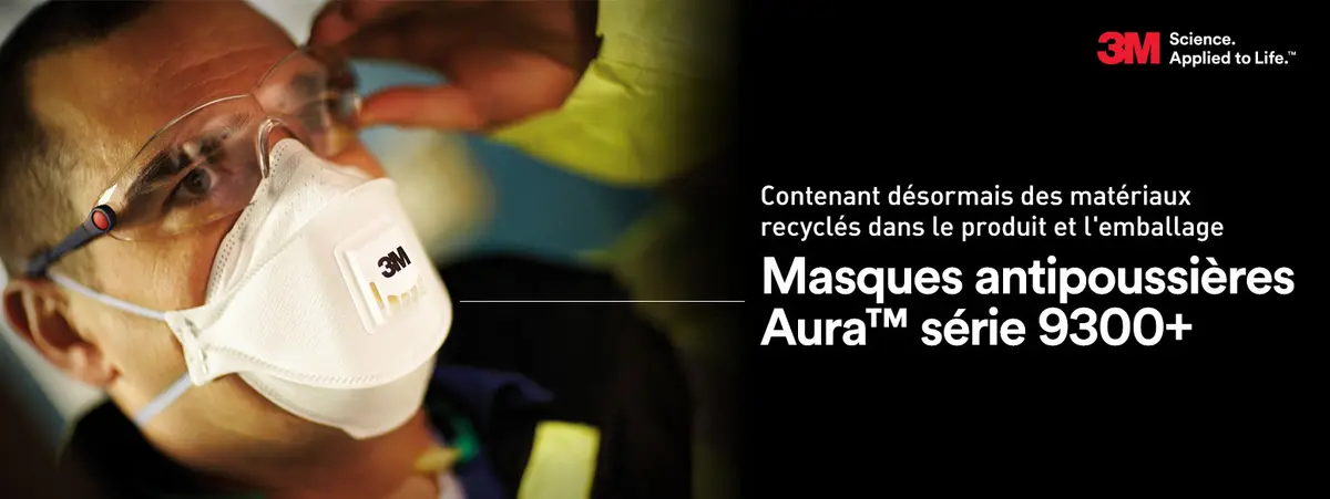 Masques antipoussières Aura™ série 9300+