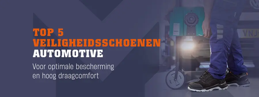 Top 5 veiligheidsschoenen automotive