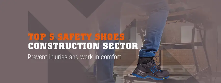 Top 5 safety shoes for the construction sector