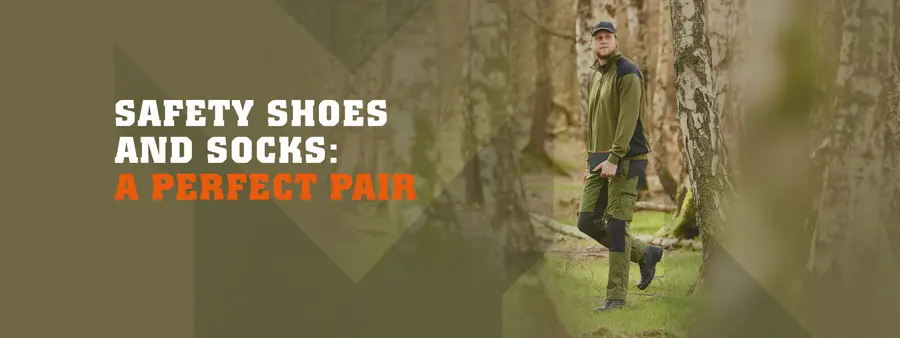 Safety shoes and socks: a perfect pair