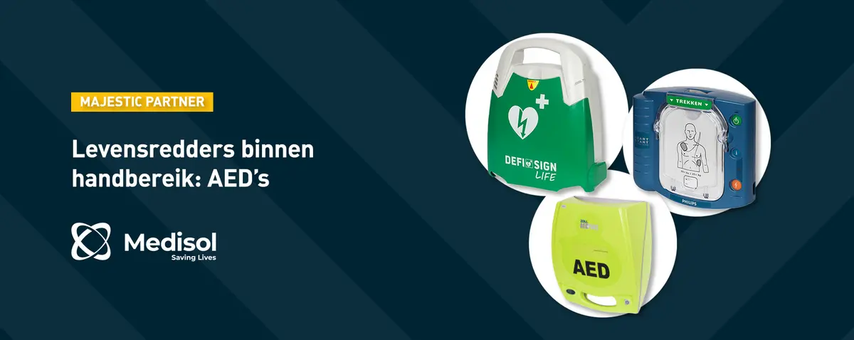 ❤️ Verder dan Bescherming: AED-expertise met partner Medisol