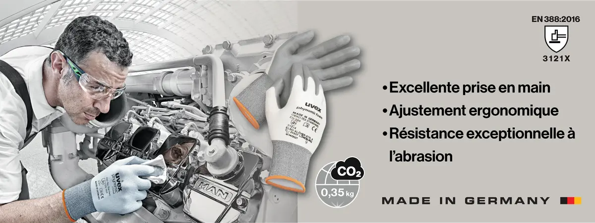 uvex phynomic foam : Précision, confort et durabilité