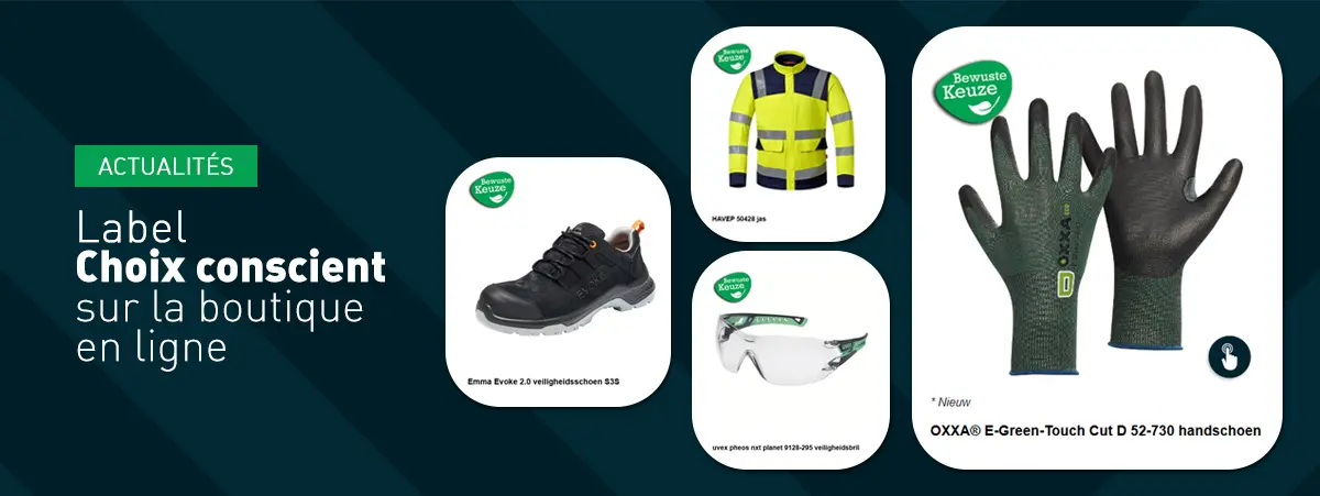 Label « Choix conscient » pour une sélection de produits plus durables