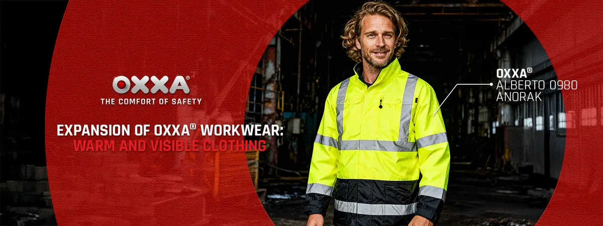 OXXA® Workwear expansion: warm and high-visibility clothing for the winter season