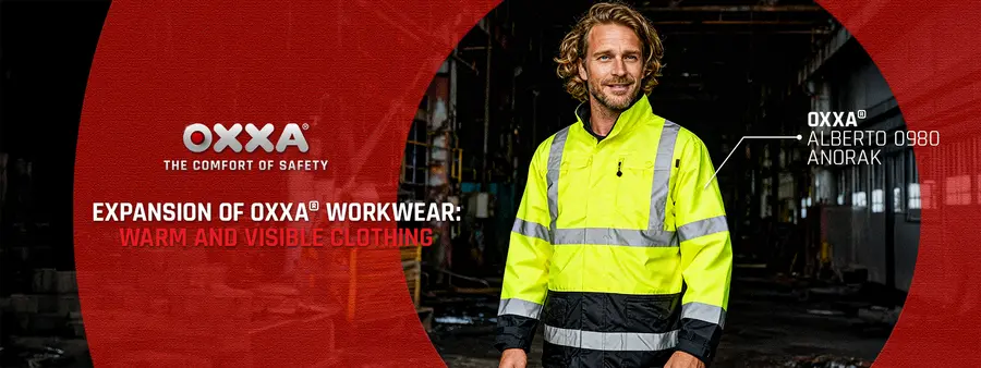 OXXA® Workwear expansion: warm and high-visibility clothing for the winter season