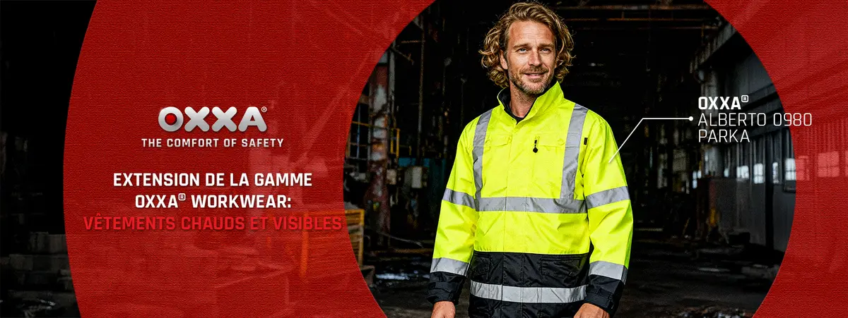 Extension de la gamme OXXA® Workwear: vêtements chauds et haute visibilité pour la saison hivernale