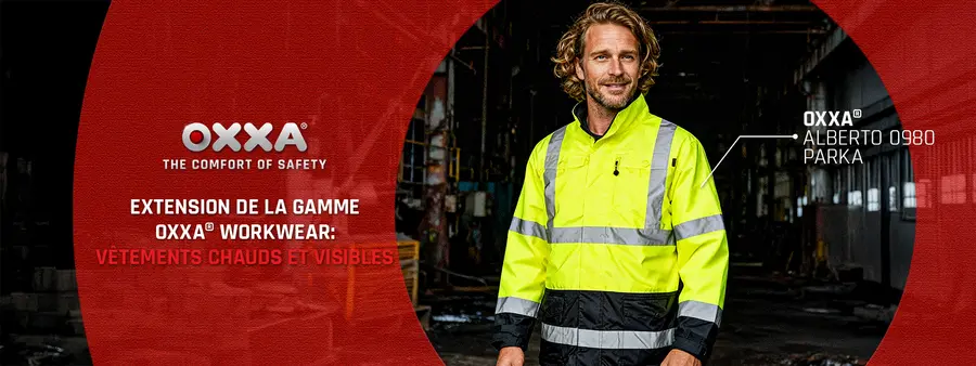 Extension de la gamme OXXA® Workwear: vêtements chauds et haute visibilité pour la saison hivernale