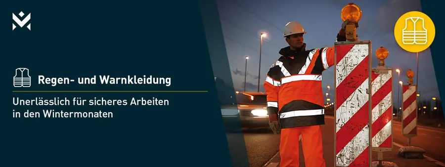 Regen- und Warnkleidung – Unerlässlich für sicheres Arbeiten in den Wintermonaten