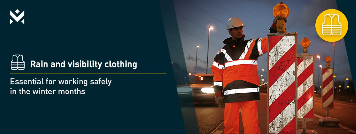 Rain and visibility clothing – Essential for working safely in the winter months