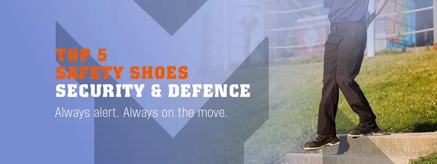 EMMA’s top 5 safety shoes for security & defence
