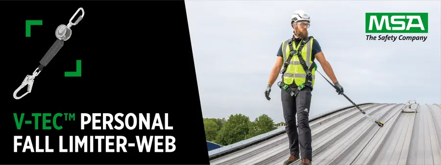 Stay protected at height with the V‑TEC® Personal Fall Limiter